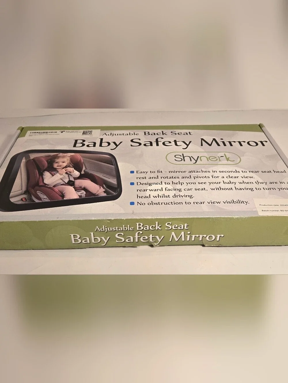 Shynerk Baby Safety Car Mirror Adjustable Back Seat Child Design Easy Fit NEW